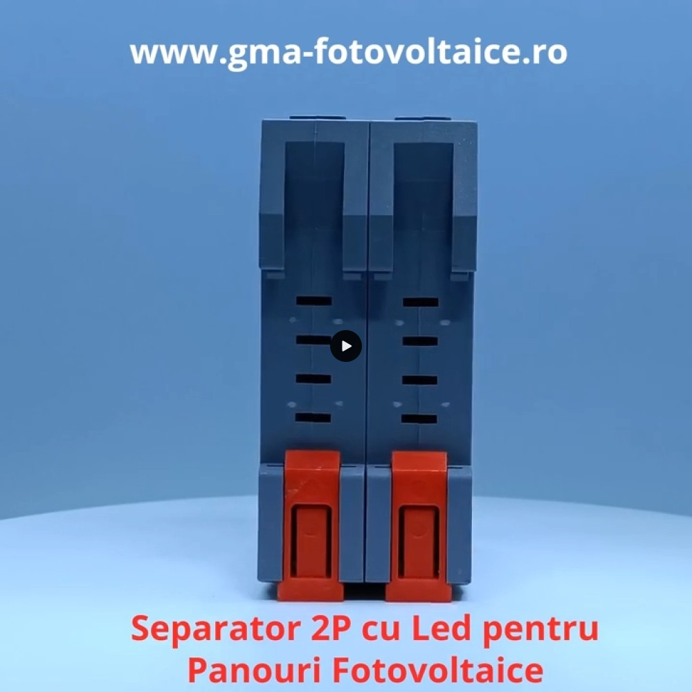 Separator Fuzibil 2P cu Led Protectie Panouri Fotovoltaice